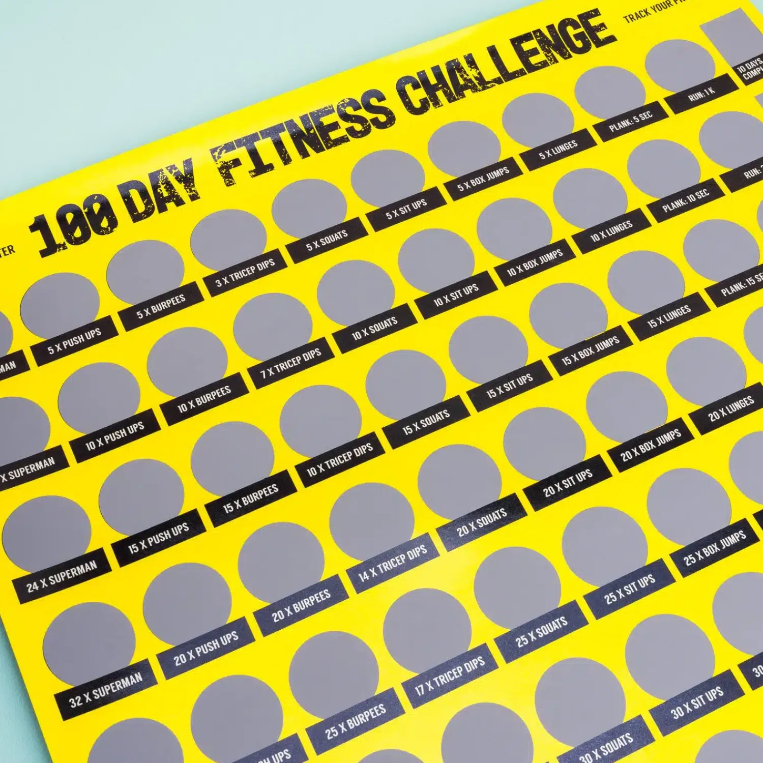 Ditverzinjeniet Sport|100 Day Fitness Challenge krasposter