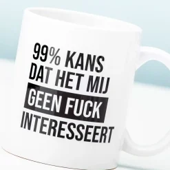 Ditverzinjeniet Mokken & Glazen|99% kans mok