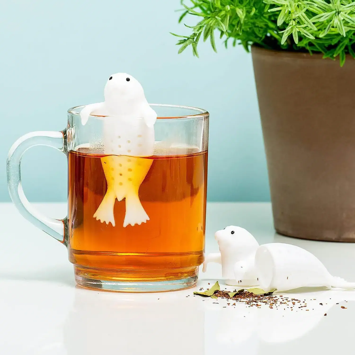 Ditverzinjeniet Thee Eieren|Baby zeehond tea infuser