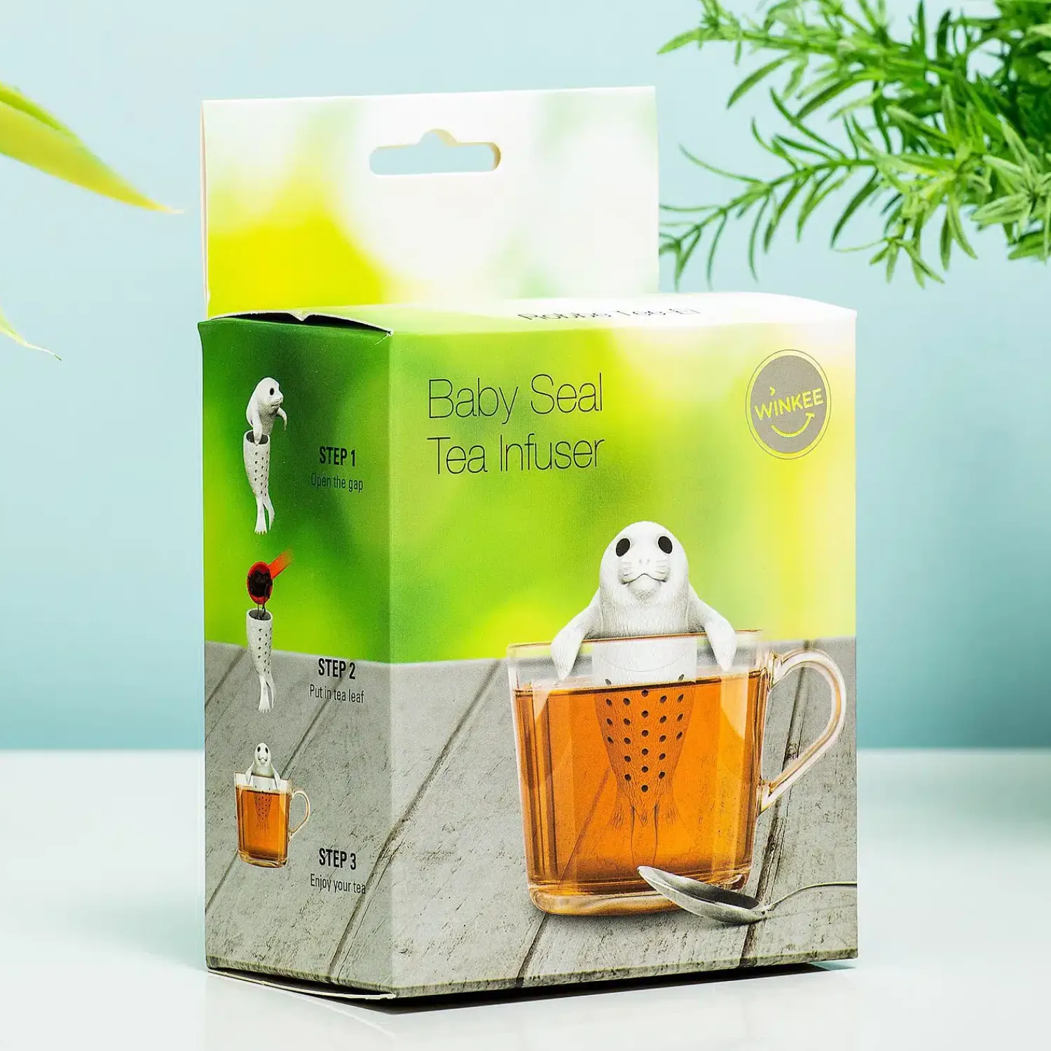 Ditverzinjeniet Thee Eieren|Baby zeehond tea infuser