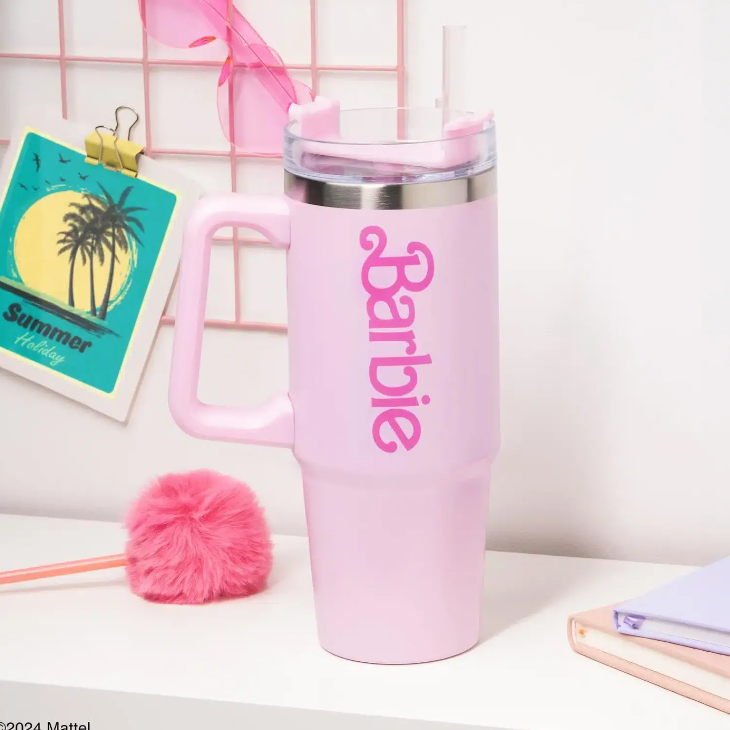 Ditverzinjeniet Thermosflessen|Barbie Roze thermosbeker (1200 ml)