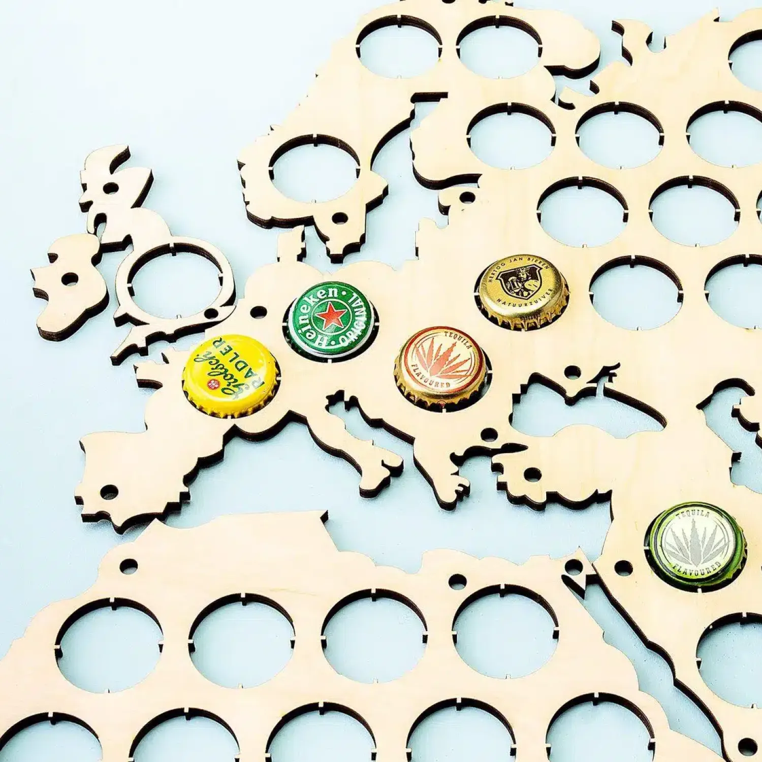 Ditverzinjeniet Reizen|Bierdopjes wereldkaart