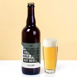 Ditverzinjeniet Bierflessen|Bierfles Is het eindelijk Vaderdag… (750 ml)