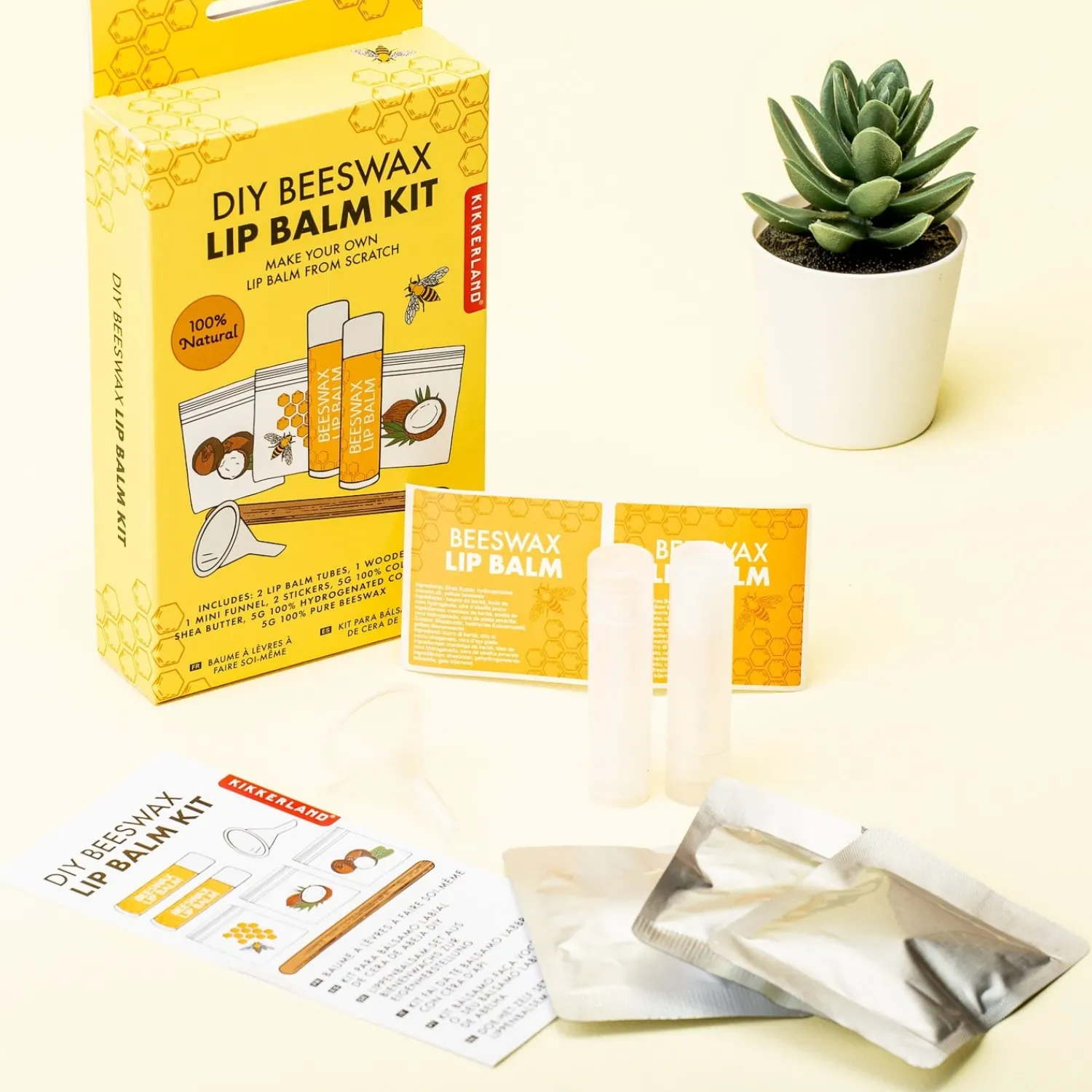 Ditverzinjeniet Diy|Duurzaam|Bijenwas lippenbalsem DIY set