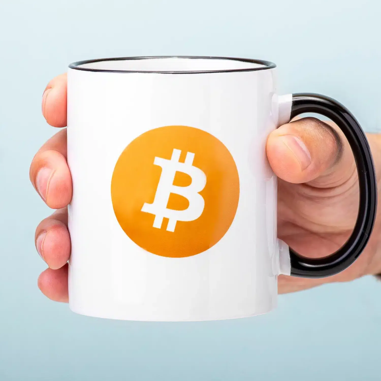 Ditverzinjeniet Mokken & Glazen|Bitcoin mok