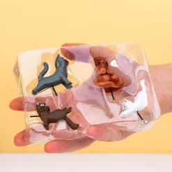 Ditverzinjeniet Bloempotten|Bloempot katten (set van 4)