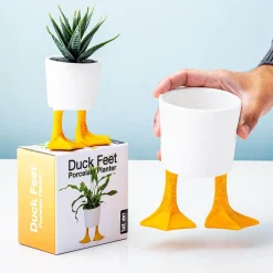 Ditverzinjeniet Bloempotten|Bloempot met eendenpoten