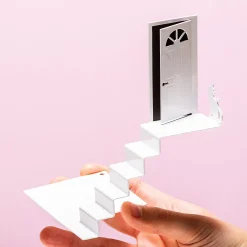 Ditverzinjeniet Boekensteunen|Bookstairs boekensteun (set van 2)