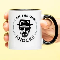 Ditverzinjeniet Mokken & Glazen|Breaking Bad I Am The One Who Knocks Heisenberg Mok