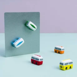 Ditverzinjeniet Retro|Reizen|Camper magneten (set van 5)