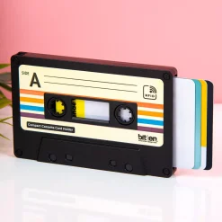 Ditverzinjeniet Retro|Cassettebandje kaarthouder