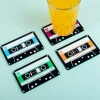 Ditverzinjeniet Retro|Onderzetters|Cassettebandjes onderzetters (set van 4)