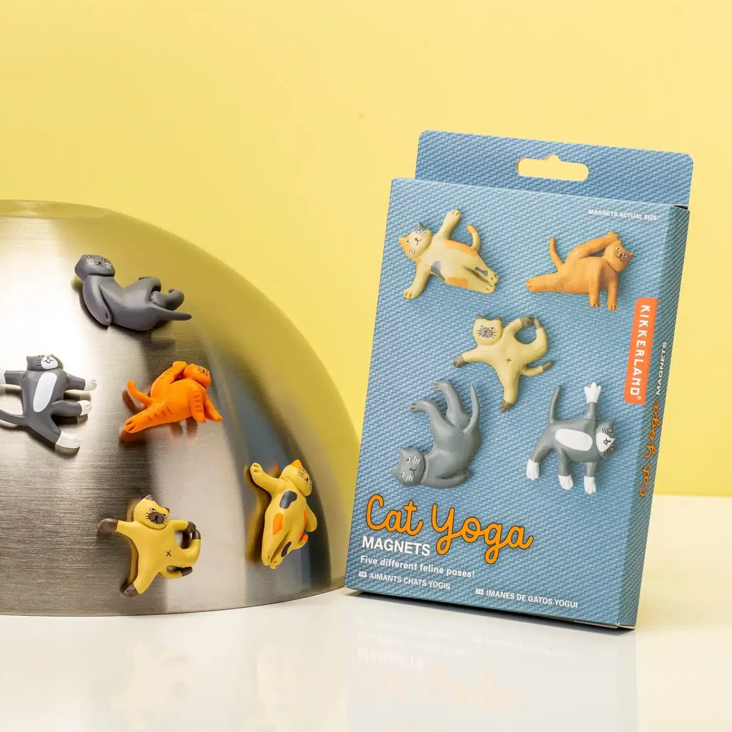 Ditverzinjeniet Sport|Cat yoga magneten (set van 5)