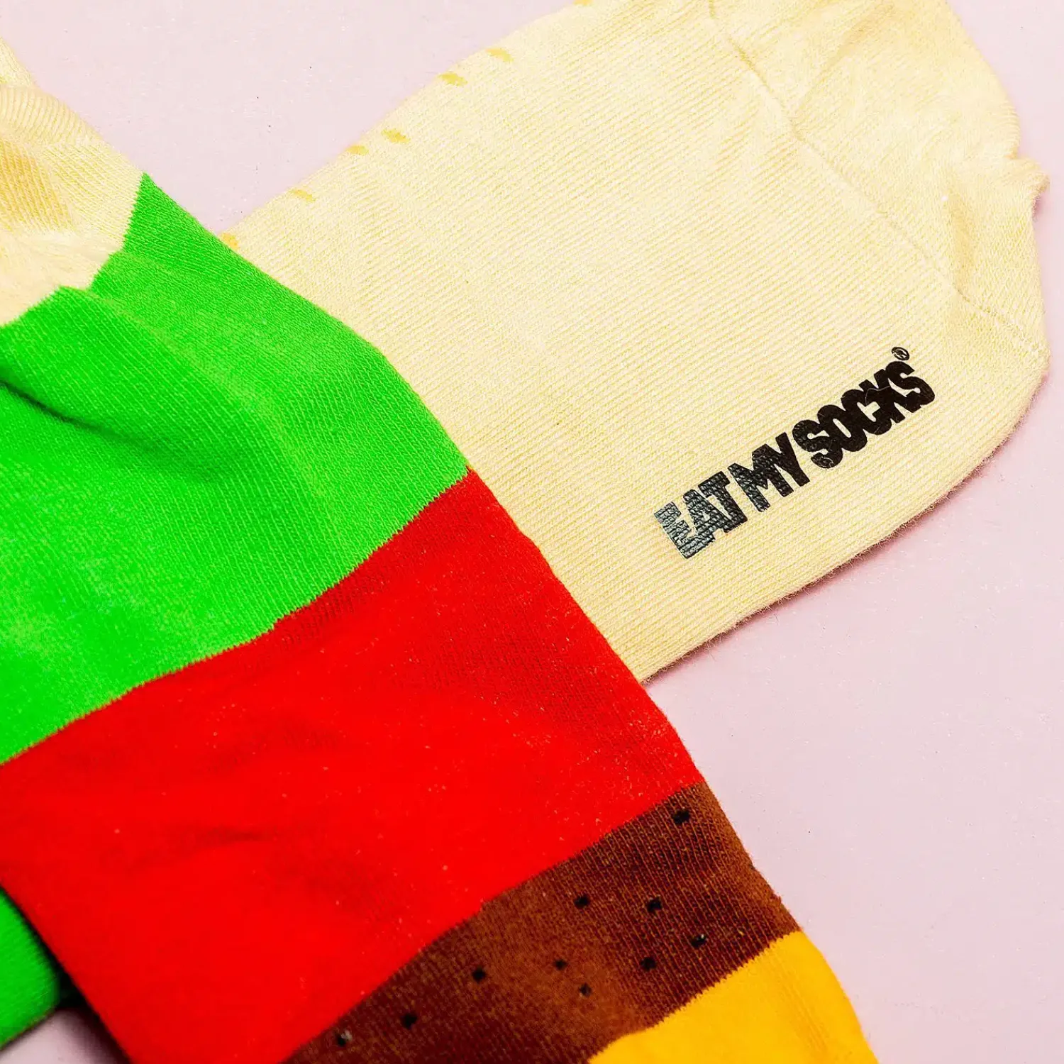 Ditverzinjeniet Sokken|Cheeseburger sokken