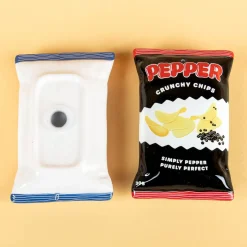 Ditverzinjeniet Peper- En Zoutstellen|Chips en popcorn peper- en zoutstel (set van 2)