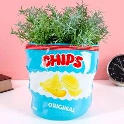 Ditverzinjeniet Bloempotten|Chipszak bloempot