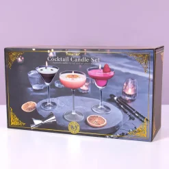 Ditverzinjeniet Kaarsen En Kandelaars|Cocktailkaarsen (set van 3)