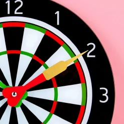 Ditverzinjeniet Klokken En Wekkers|Sport|Dartbord klok