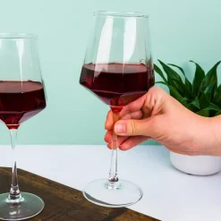 Ditverzinjeniet Mokken & Glazen|Borrelen|Diamant wijnglas (set van 2)