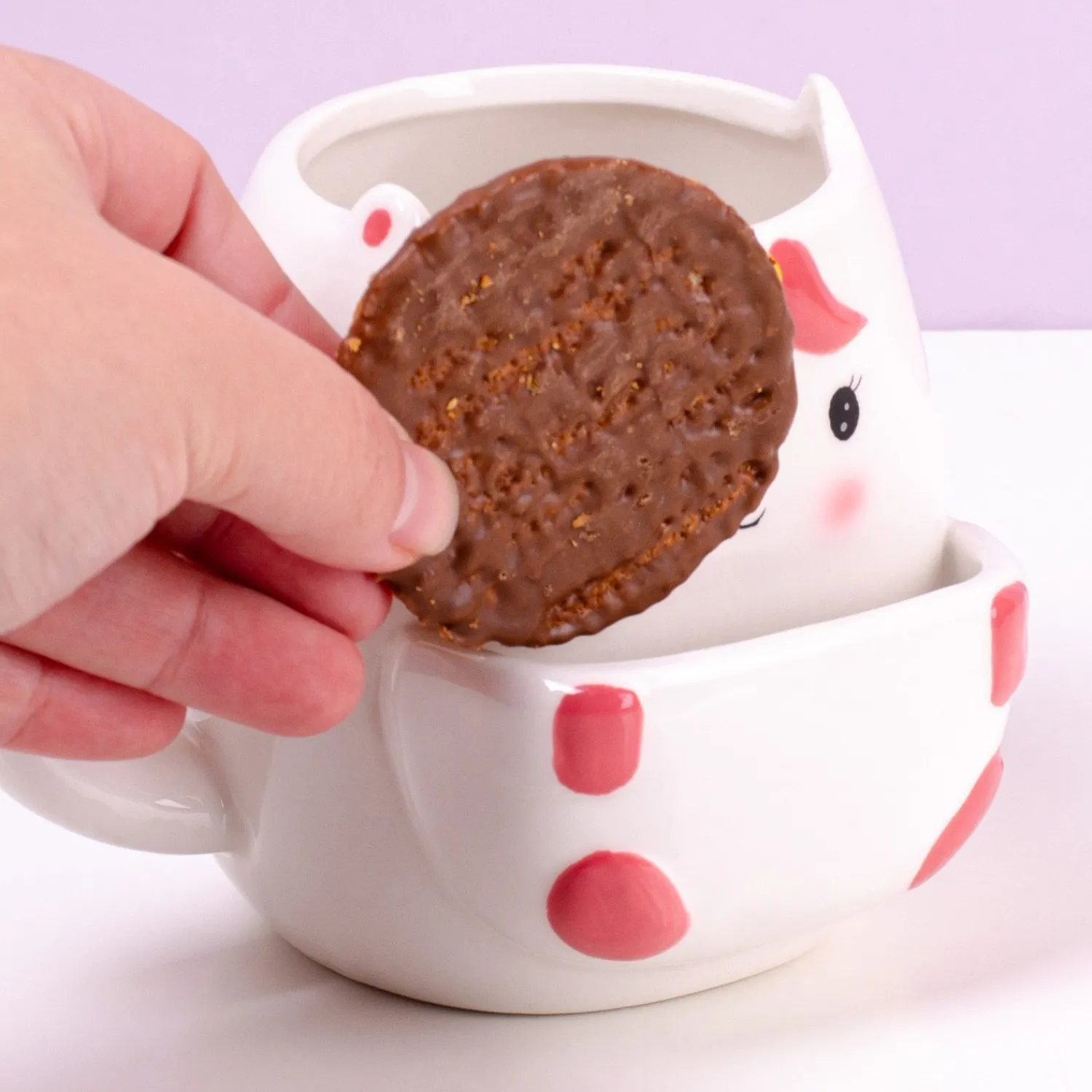 Ditverzinjeniet Mokken & Glazen|Dierenmok met koekvakje