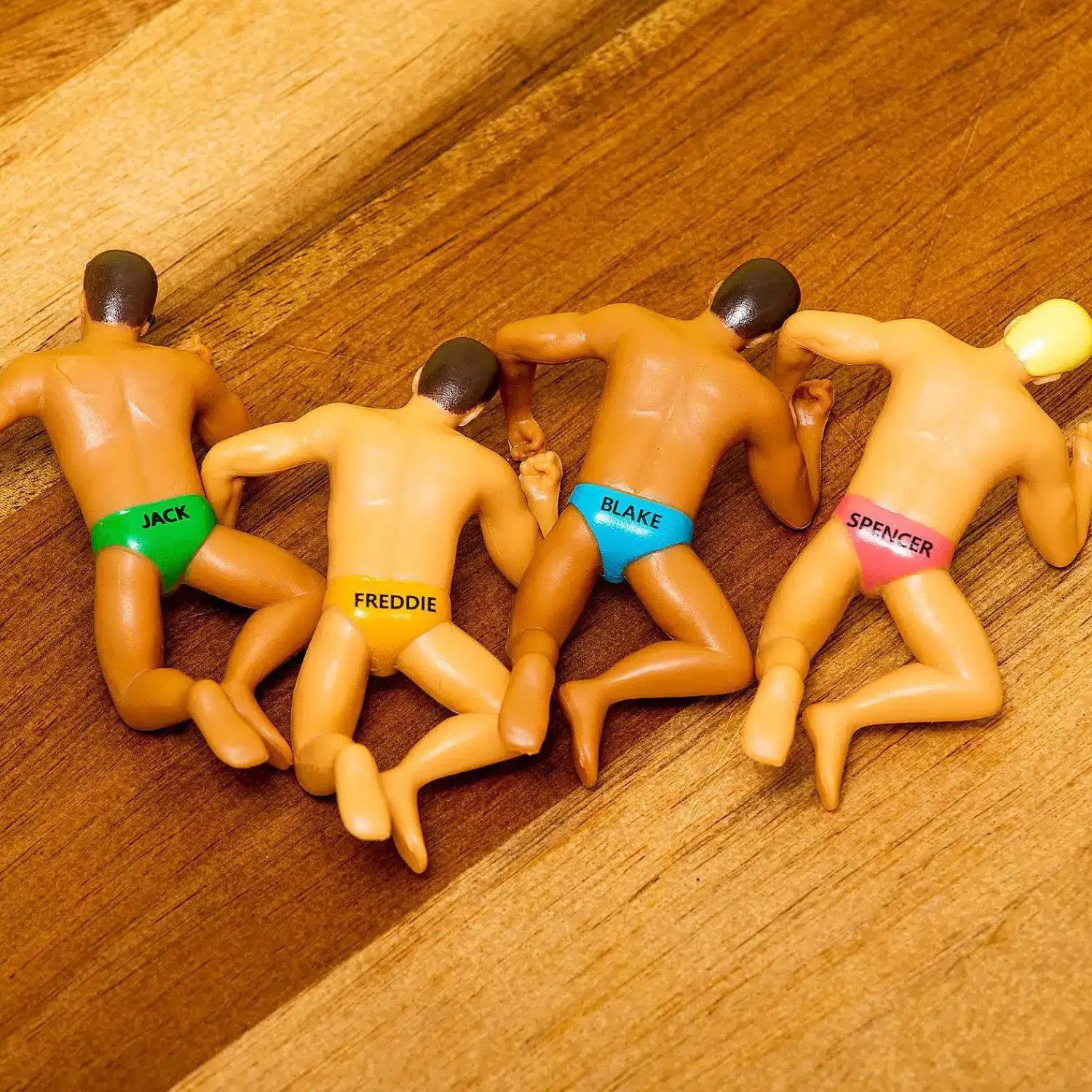 Ditverzinjeniet Borrelen|Drinking Buddies wijnmarkeerders (set van 4)