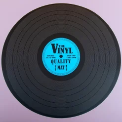 Ditverzinjeniet Retro|Onderzetters|Elpee placemat (één stuk)