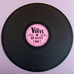 Ditverzinjeniet Retro|Onderzetters|Elpee placemat (één stuk)