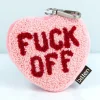 Ditverzinjeniet Sleutelhangers|Fuck Off hart sleutelhanger