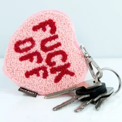 Ditverzinjeniet Sleutelhangers|Fuck Off hart sleutelhanger