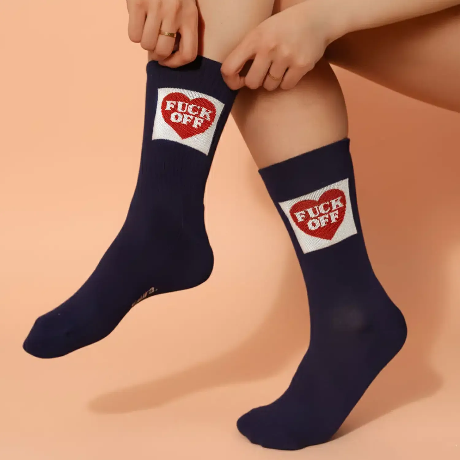Ditverzinjeniet Sokken|Fuck Off hartjessokken