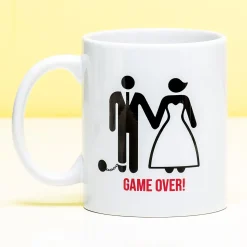 Ditverzinjeniet Vrijgezellenfeestjes|Mokken & Glazen|Game Over Bruidegom Mok