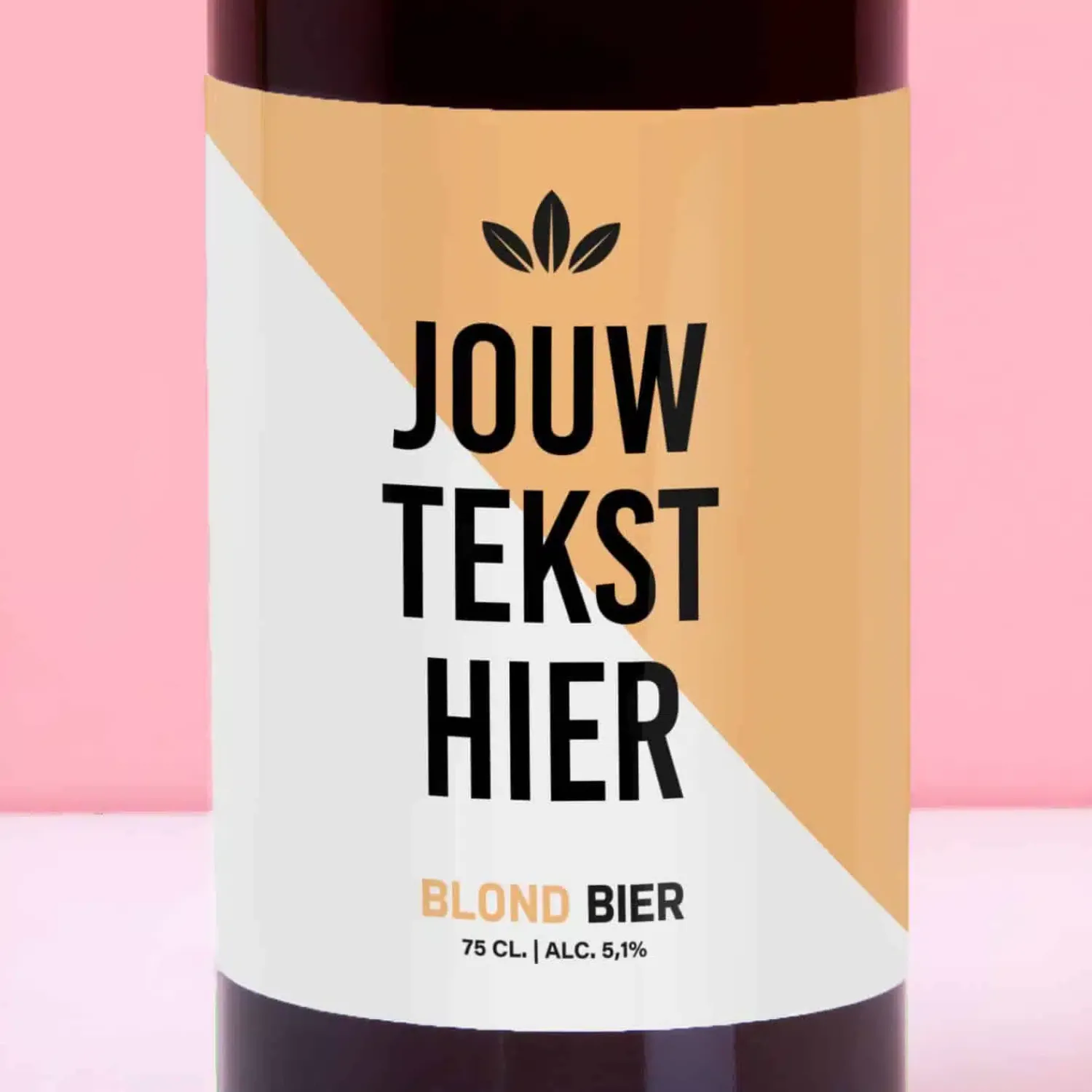Ditverzinjeniet Bierflessen|Gepersonaliseerde bierfles met eigen tekst (750 ml)