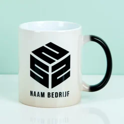 Ditverzinjeniet Mokken & Glazen|Gepersonaliseerde warmtegevoelige mok voor bedrijven