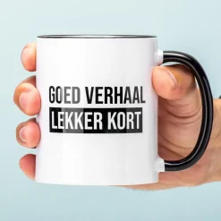 Ditverzinjeniet Mokken & Glazen|Goed verhaal mok