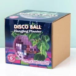 Ditverzinjeniet Bloempotten|Hangende discobal bloempot