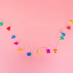 Ditverzinjeniet Verlichting|Happy Birthday lichtslinger