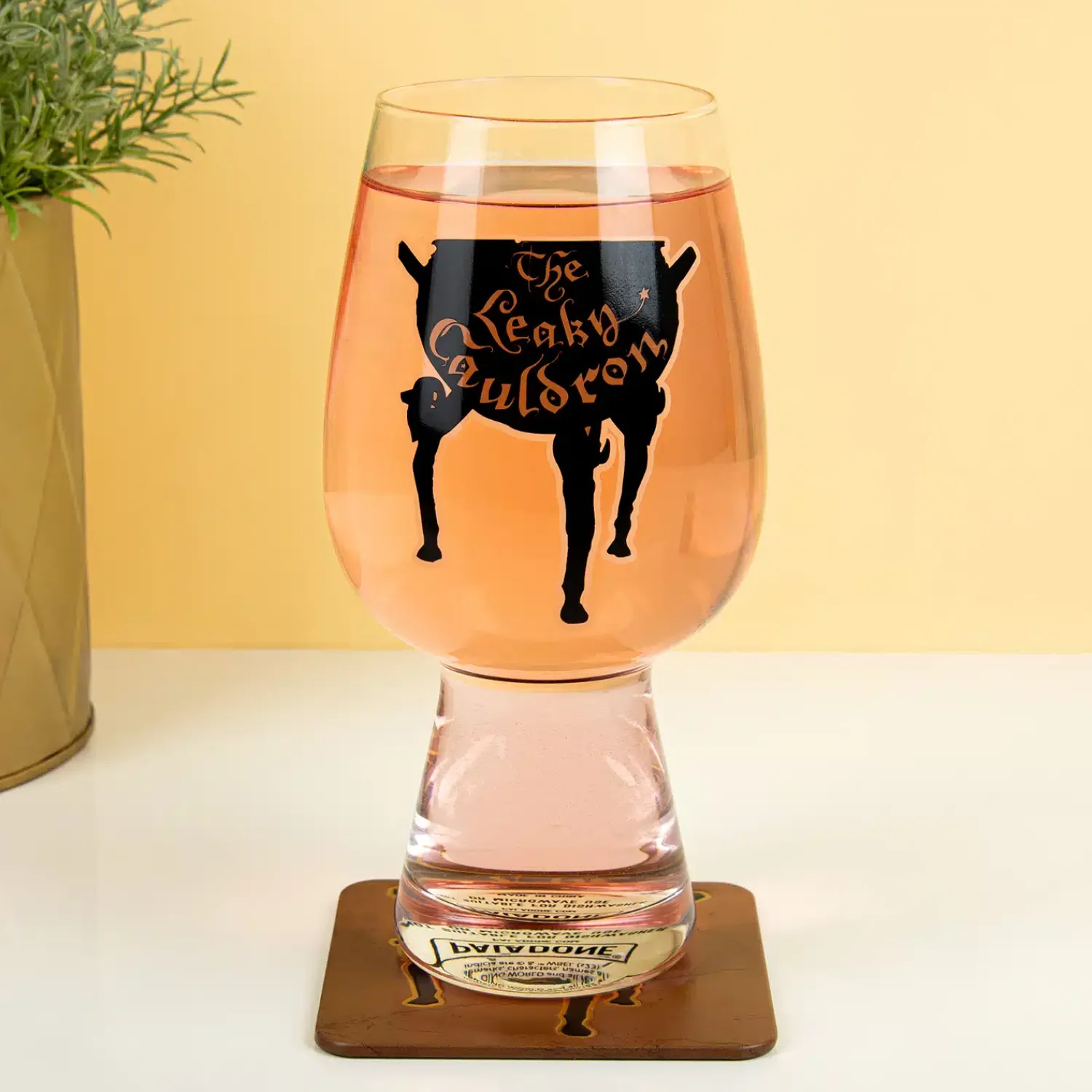 Ditverzinjeniet Mokken & Glazen|Harry Potter The Leaky Cauldron glas en onderzetter