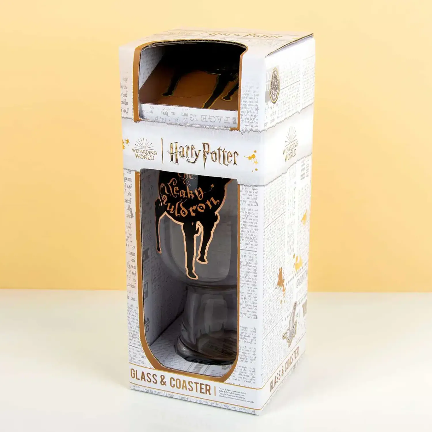 Ditverzinjeniet Mokken & Glazen|Harry Potter The Leaky Cauldron glas en onderzetter