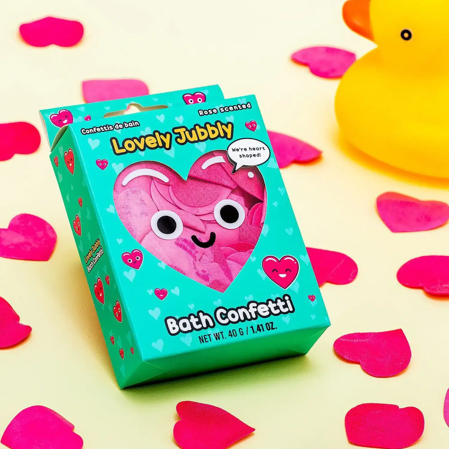 Ditverzinjeniet Badkamer|Hart badconfetti