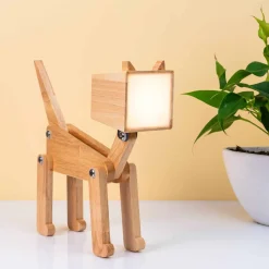 Ditverzinjeniet Verlichting|Houten tafellamp