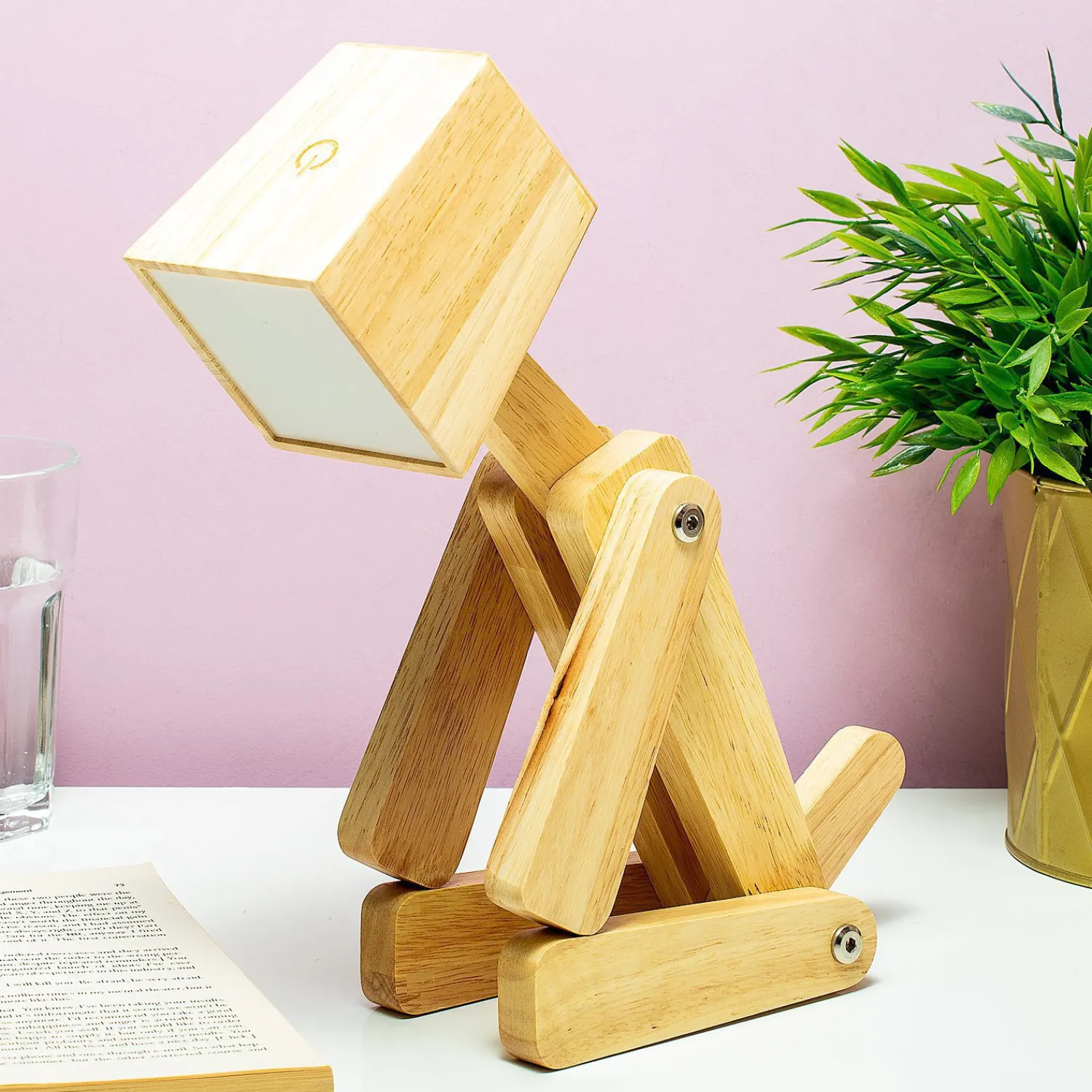 Ditverzinjeniet Verlichting|Houten tafellamp