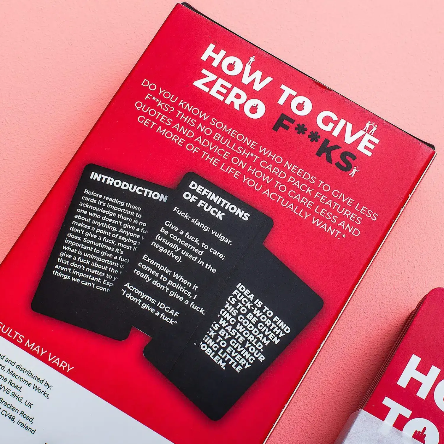 Ditverzinjeniet Mindfulness|How To Give Zero F**ks kaarten