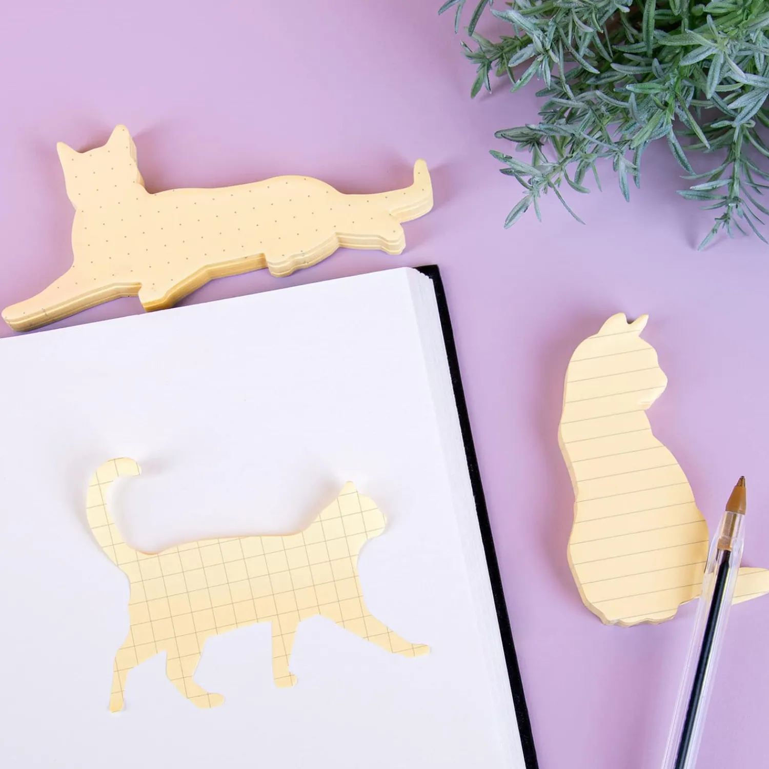 Ditverzinjeniet Kantoor|Huisdier sticky notes (set van 3)