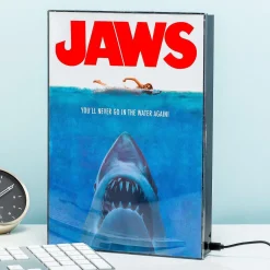 Ditverzinjeniet Verlichting|Jaws filmposter lamp