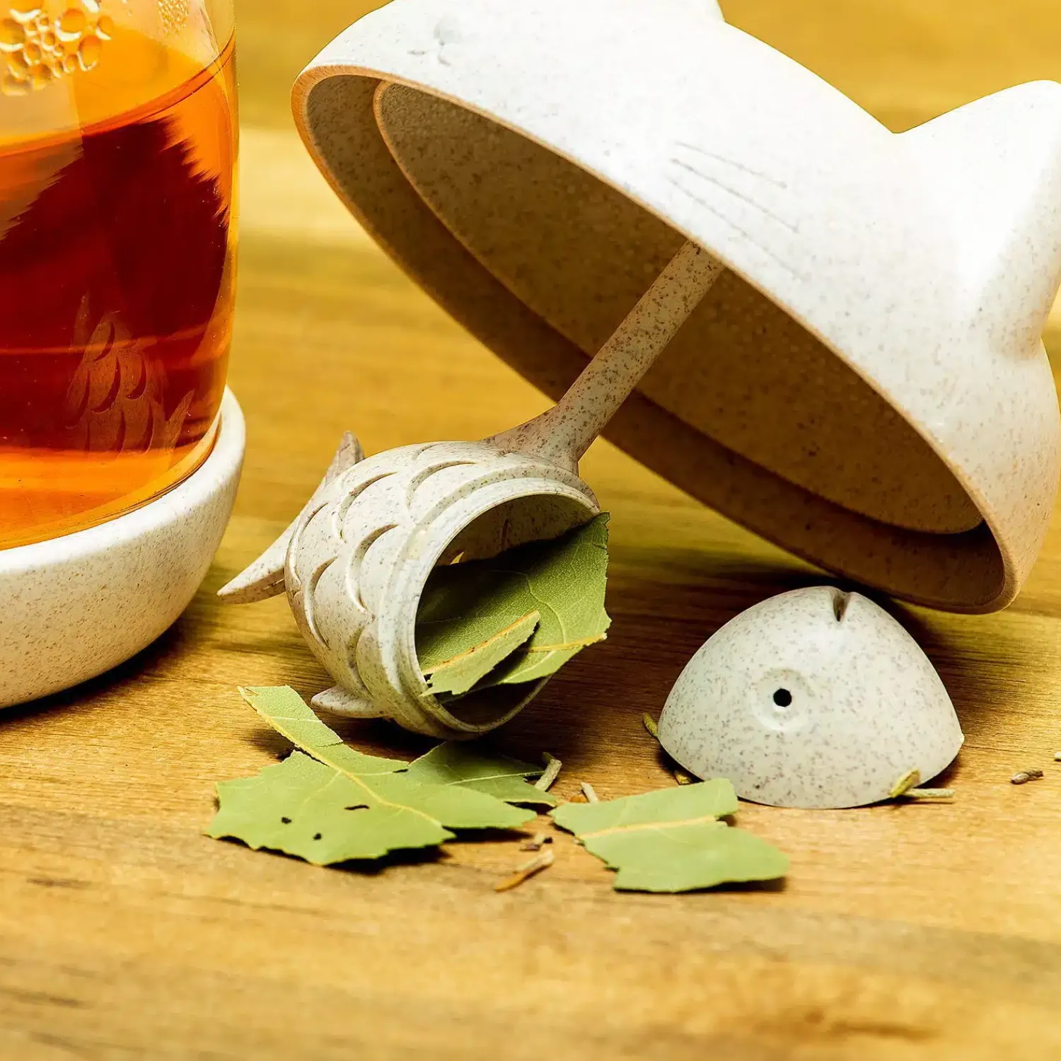 Ditverzinjeniet Thee Eieren|Mokken & Glazen|Kat theekop met infuser