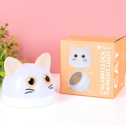 Ditverzinjeniet Verlichting|Klokken En Wekkers|Kat wekker en nachtlampje