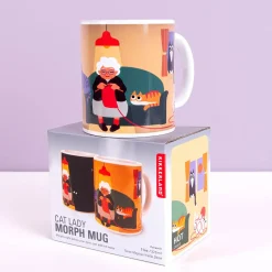 Ditverzinjeniet Mokken & Glazen|Kattenvrouwtje warmtegevoelige mok