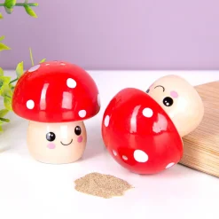 Ditverzinjeniet Peper- En Zoutstellen|Kawaii paddenstoelen peper- en zoutstel