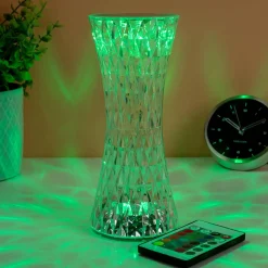 Ditverzinjeniet Verlichting|Kristallook ledlamp met gekleurde verlichting