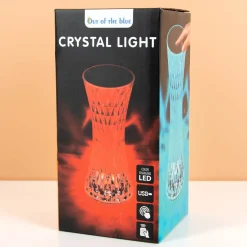 Ditverzinjeniet Verlichting|Kristallook ledlamp met gekleurde verlichting